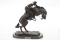 Bronze Western Sculpture titled 