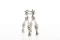 Pair of double mounted Spurs in unused condition by noted Texas Bit & Spur Maker Matt Humphreys, spu