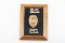 Gold Shield Badge with raised porcelain letters marked 