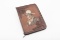 Beautifully hand tooled leather, zippered Folder, measures 13 1/2