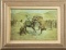 Framed Giclee Canvas marked at lower left, 