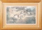 Large framed, hand signed & numbered Print by the late CA Artist Melvin C. Warren titled 
