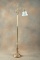 Antique brass and marble Floor Lamp, circa 1920, signed 