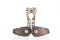 Pair of single mounted Gal-Leg Spurs by the late Texas Bit and Spur Maker Carl Hall. Spurs have rais