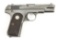 Colt Model 1903, Semi-Auto Pistol, .32 caliber, SN 129076, blue finish, 4