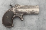 Remington O/U, .41 caliber Derringer, SN 930, some remaining nickel finish, balance is aged gray pat