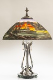 Signed Pairpoint Table Lamp with 15