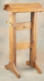 Tall custom made wooden Saddle Stand, 51 1 /2