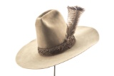 Vintage Felt Western Hat with 8