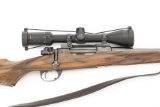 Custom Monte Bolt Action Rifle, Manderino, .338 caliber, SN 1016, blue finish, 24