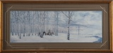 Framed and numbered Print by noted artist Mark Silversmith, (b.1954), #1000/1200, signed at lower le