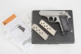 Boxed Walther, Model PPK/S, 9 mm KURZ/ .380 ACP caliber, SN S152731, stainless, 3 1/2