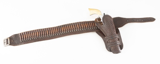 Fantastic vintage Gun Rig with double loop Holster and matching ...