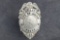 Silver tone Eagle Crest Shield Badge with 5-point Star Seal, marked â€œJAILER, CITY OF AUSTIN, TEXAS
