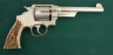 Smith & Wesson, Model MP, Double Action Revolver, .44 S&W SPL caliber, SN 3327, renickled finish, 6