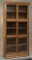 Three stack quarter sawn oak Danner (1823-1918), sliding glass door Bookcase, circa  1915, measures