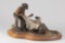 Original Bronze Western Sculpture by noted Kansas Artist Charlie Norton (1942), titled 