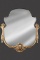 Beautiful gold gilt French Style, ornate Hanging Mirror, circa 1920s, measures 28
