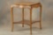 Antique quarter sawn oak Parlor Table, circa 1900-1910, with beautiful carved skirt and serpentine 2
