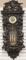 Magnificent antique Black Forest, three weight Blind Mans Wall Clock with fully carved Eagle crest,