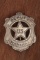 Ornate vintage Shield Badge â€œDEPUTY MARSHALâ€ with cut-out 5-point Star center marked â€œUSâ€. B