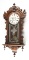 Beautiful American Victorian Wall Regulator Clock, circa 1880s, has 8 day time and strike movement,