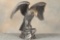 Beautiful Bronze Eagle with spread wings, great detail and fine rich patina. Eagle measures 24