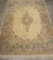 Fine vintage silk Rug, possibly Persian, measures 9' W x 12' 10