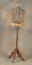 Antique Wooden Victorian Style Bird Cage & Stand complete with little birds, circa 1900, in original