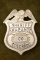 Vintage Shield Badge with Eagle Crest  marked â€œSHERIFF/ ARAPAHOE/ CO./ COLORADOâ€ with black soft