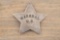 Very rare, vintage 5-point Star Badge marked â€œMARSHAL U.S.â€, has detailing around edge of Star,