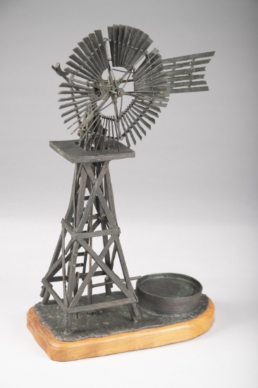 Bronze Sculpture by noted Texas Artist Bill Craig, "The Eclipse", #7/30, measures 25" T x 15" L on w