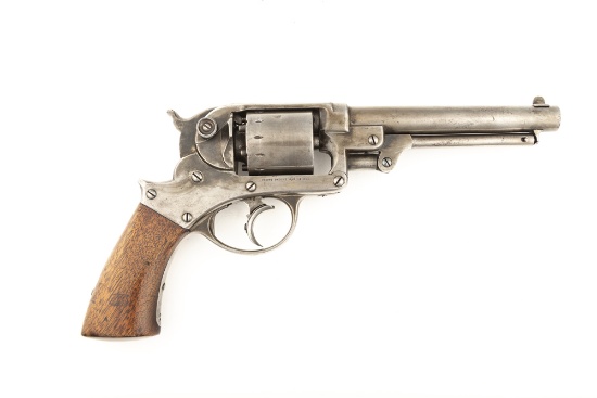 Antique Starr Arms Co., DA Percussion Revolver, .44 caliber, SN 5780, marked on cylinder and frame,