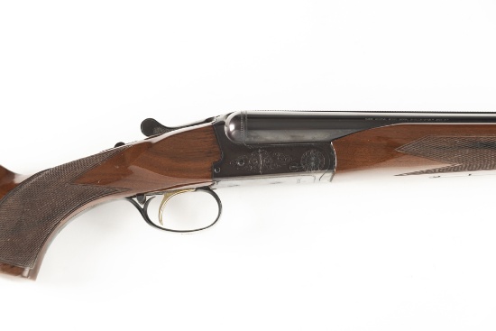 Browning SXS, Double Barrel Shotgun, 20 ga., SN 03485PZ168, blue finish, high gloss wood, 26" barrel