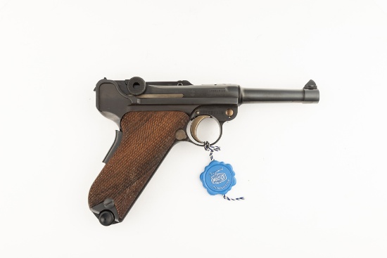 International Arms, Mauser Parabellum, Semi-Auto Pistol, 9 MM Luger caliber, SN 11004886, pristine b