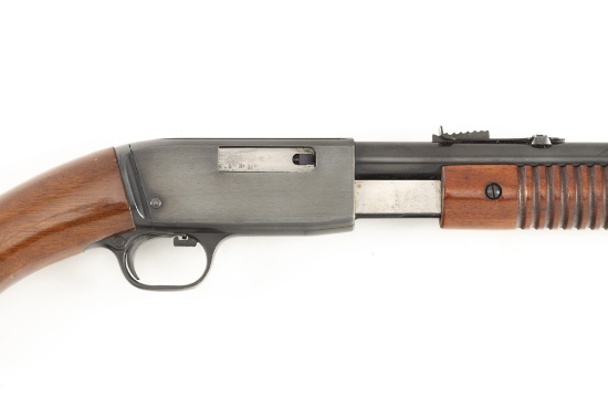 Fabrique Nationale, .22 LR Slide Action Rifle on Browning Patent (Trombone), SN NV, excellent blue f