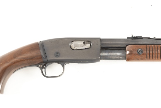 Remington, Model 121, Fieldmaster Slide Action Rifle, .22 caliber, SN 111226, blue finish, 24" round