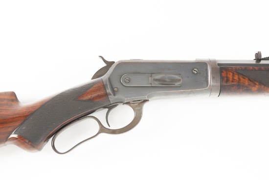 "Beautiful Antique Deluxe Winchester 1886, Rifle, SN 93523 in .45/90 caliber. This take down rifle h