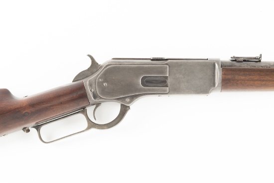 "Antique Winchester 1876, Saddle Ring Carbine, SN 41307 in .45/75 caliber. This carbine has a standa