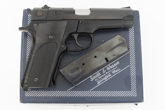 Smith & Wesson, Model 59, Semi-Auto Pistol, 9 MM caliber, SN A406262, blue finish, 4" barrel, sold i