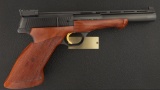 Browning Medalist, .22 Automatic Pistol. Factory cased as new condition, Belgium made, SN 56477T6, h