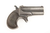 Vintage Remington, Model 95, O/U Derringer, .41 Rim Fire caliber, SN 622, smooth dark gray aged pati