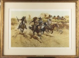 Arizona Artist Frank McCarthy (1924-2002), Framed Print, hand signed at lower right and dated 1972,