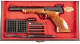 Belgium Browning, Medalist, .22 caliber, Semi-Auto Target Pistol, SN 14736T69, blue finish, 6 3/4
