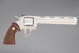 Colt Python, Double Action Revolver, .357 MAG caliber, SN K21358, nickel finish, 8