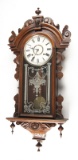 Beautiful American Victorian Wall Regulator Clock, circa 1880s, has 8 day time and strike movement,