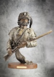 Fabulous Bronze Sculpture by noted Texas Artist Juan Dell titled 