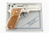 Smith & Wesson, Model 39-2, Semi-Auto Pistol, 9 MM caliber, SN A447159, nickel finish, 4