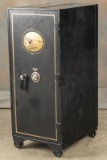 ATTENTION COLLECTORS OF FINE VINTAGE FLOOR MODEL IRON SAFES BY MOSLER SAFE CO. THIS WAS THE PERSONAL