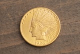 A 1926 $10.00 Gold Indian Head Coin. The Late Joe & Billie Brownfield Estate.